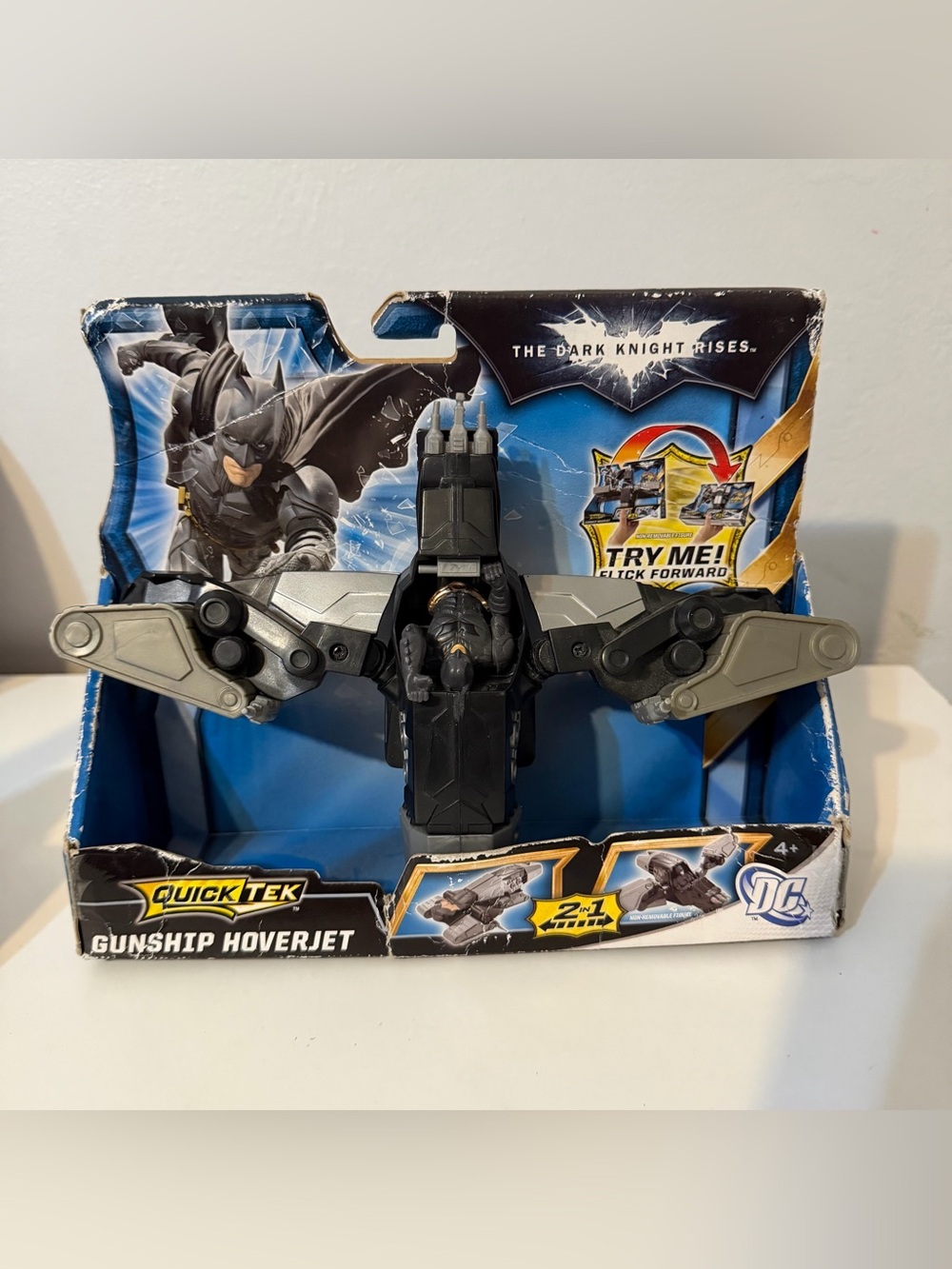 DC Comics The Dark Knight Rises QuickTek Gunship Hoverjet